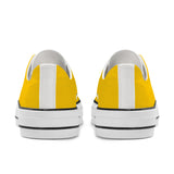 Bannana Yellow Unisex Classic Low Top Canvas Shoes