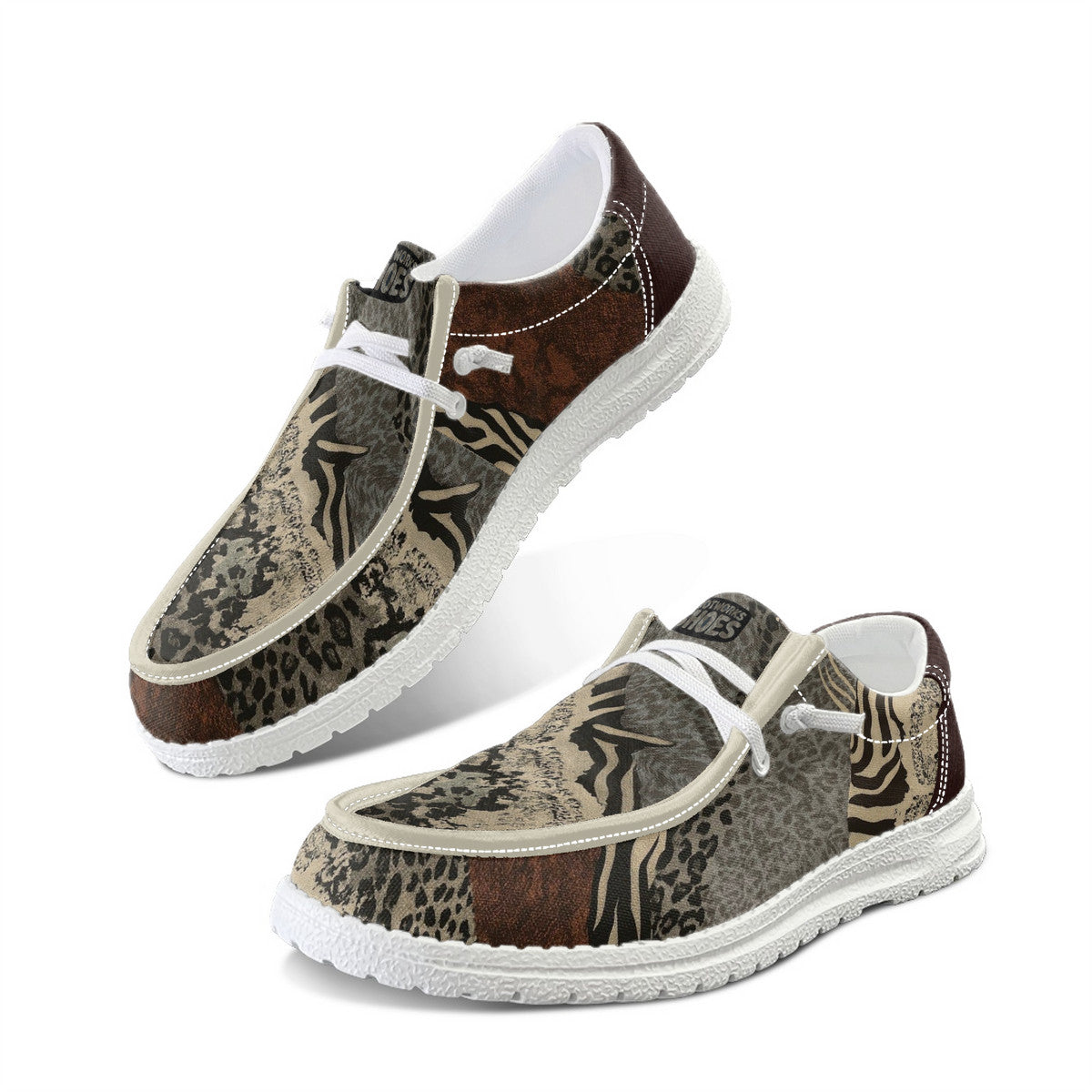 Woman’s Welcome to the Jungle Canvas Loafers