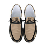 Tan Canvas Unisex Loafers