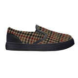 Kids Brown Pattern Slip-on shoes