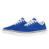 Navy blue Skate Shoes With Customized Tongue - White