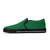Green Unisex Slip-on Shoes