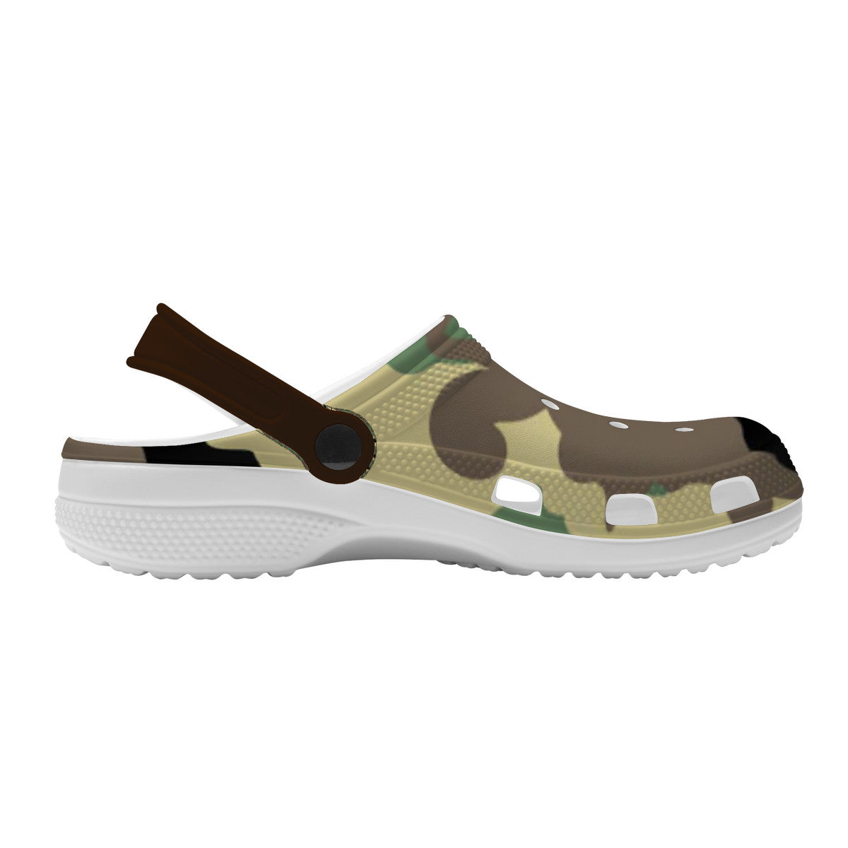 Kids Camo Pattern Clogs