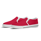 Trendy Red Unisex Slip-on Shoes