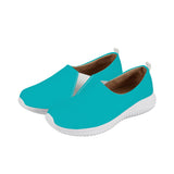 Tiffany Blue Women's Casual Slip On Shoe
