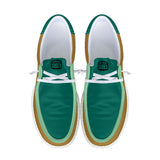 Unisex Green Liberty Canvas Loafers
