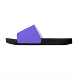 Purple Slide Sandals - Black