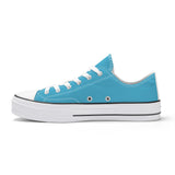Blue Unisex Classic Low Top Canvas Shoes