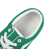 Green Low Top Flat Sneaker