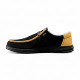 Black and Yellow Unisex Canvas Loafers