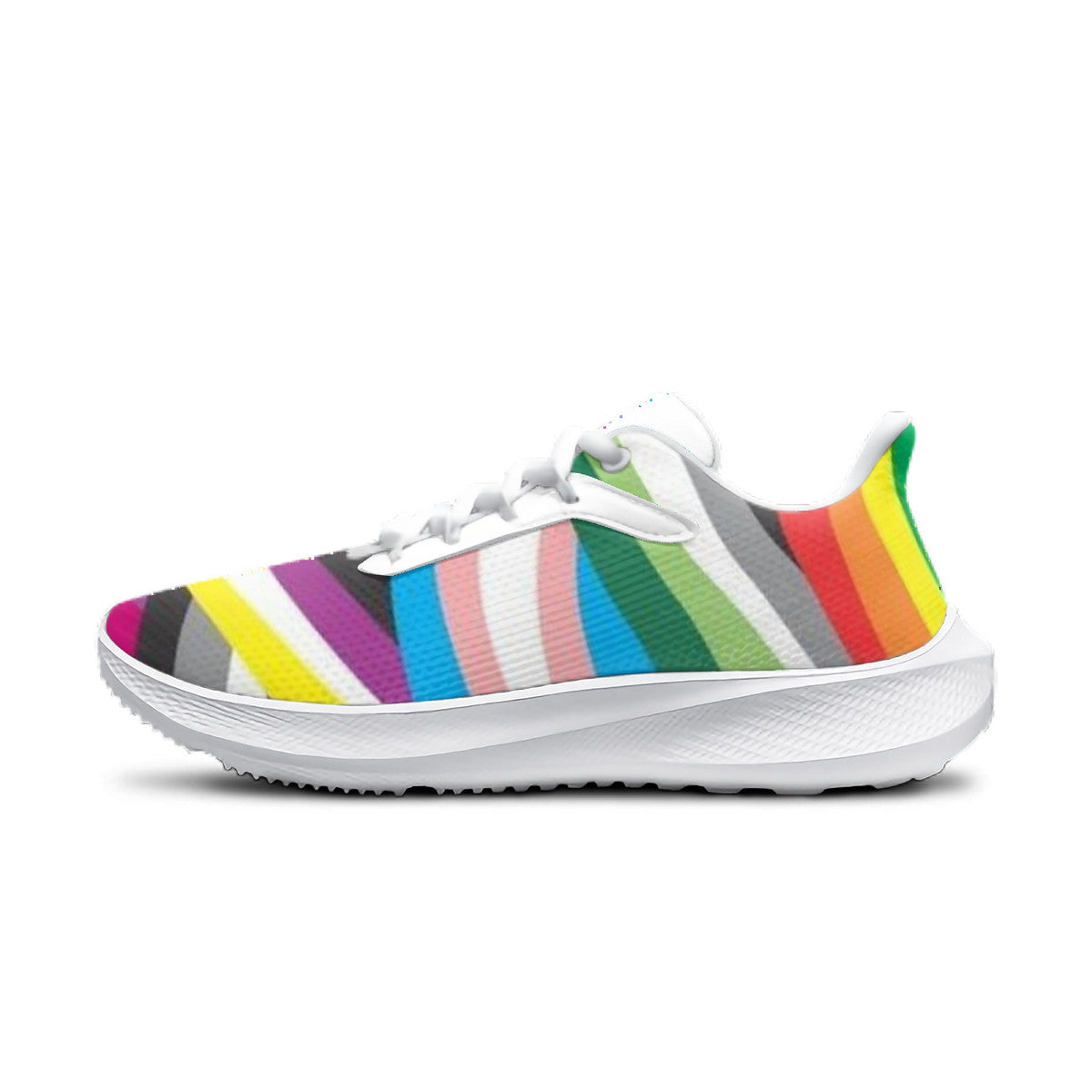 LGTBQ Unisex Lace Up Running Shoes