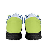 Blue and Green Canvas Loafers