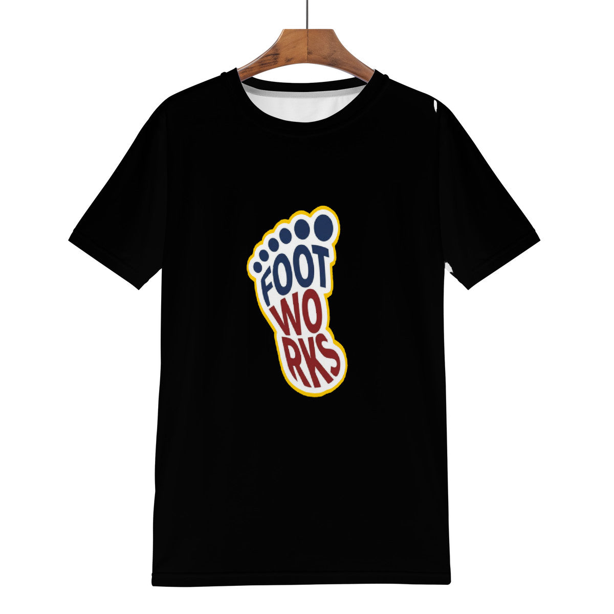 Black Print  swag T-Shirt