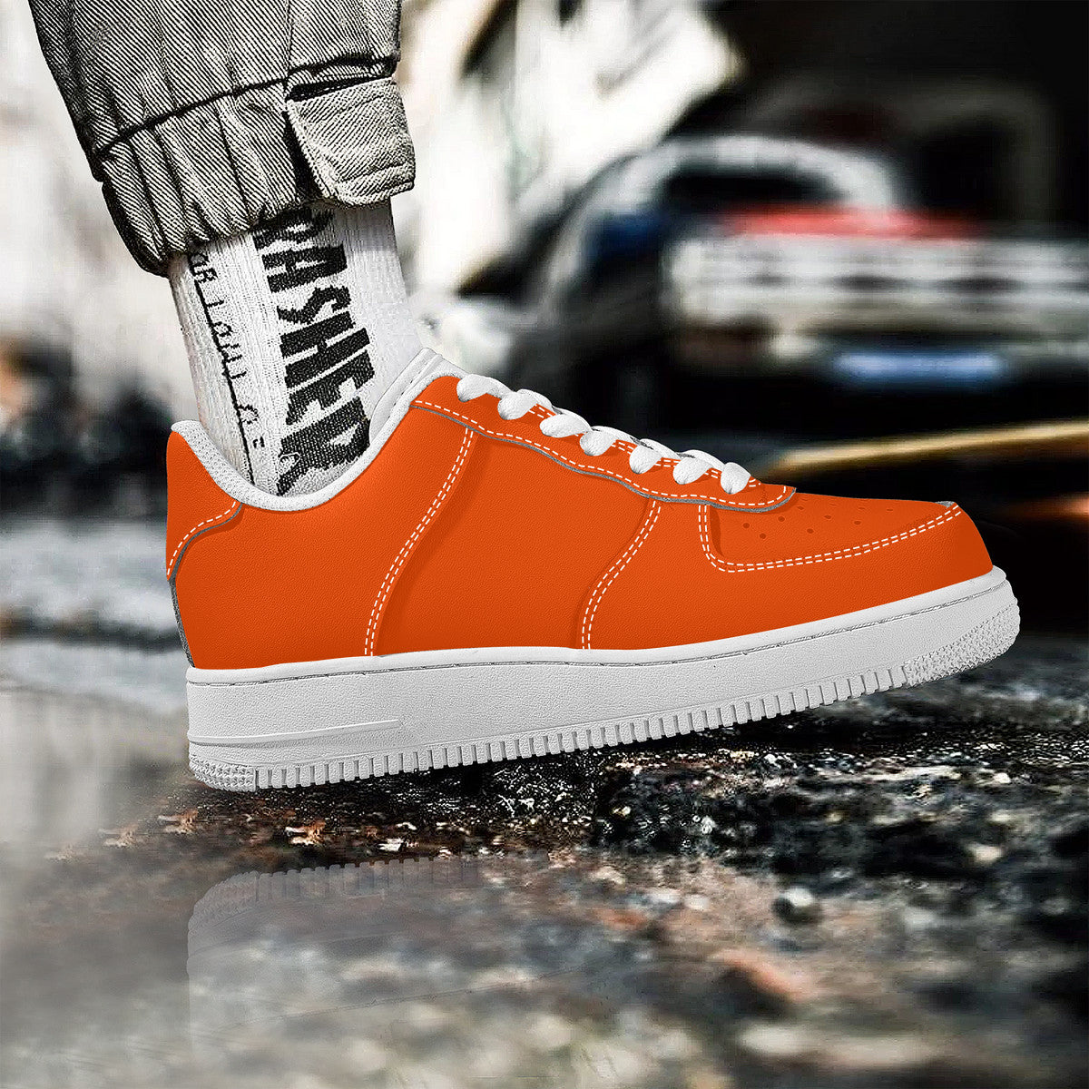 Orioles Orange Low Top Unisex Sneaker