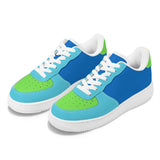 Blue Unisex Microfiber Sneaker