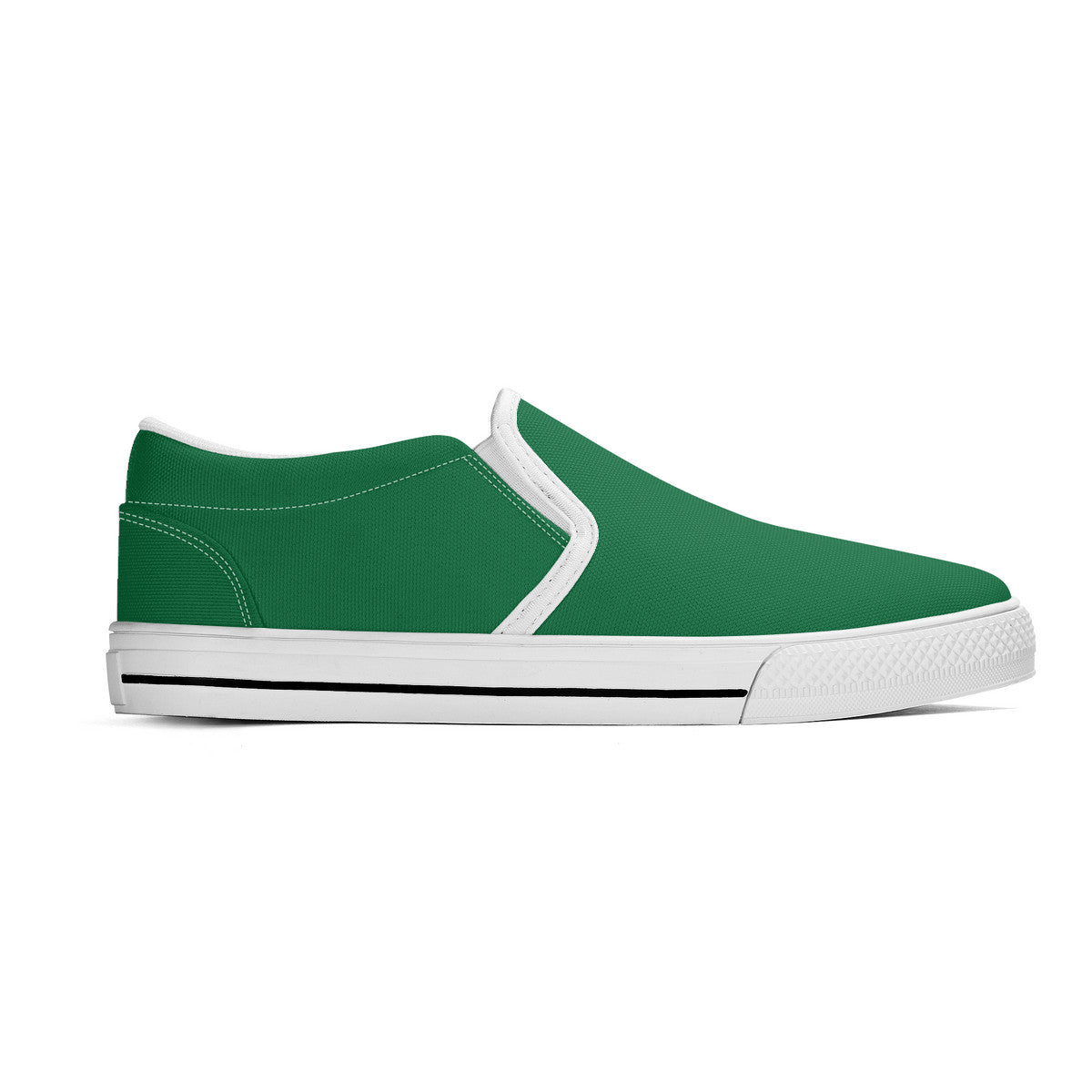Green Unisex Slip-on Shoes