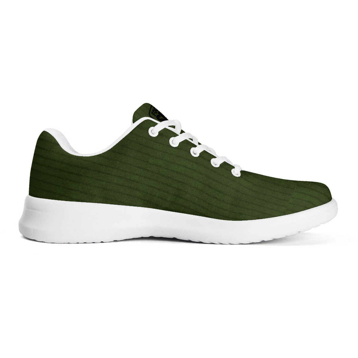 Green Corduroy Unisex Athletic Running Shoes
