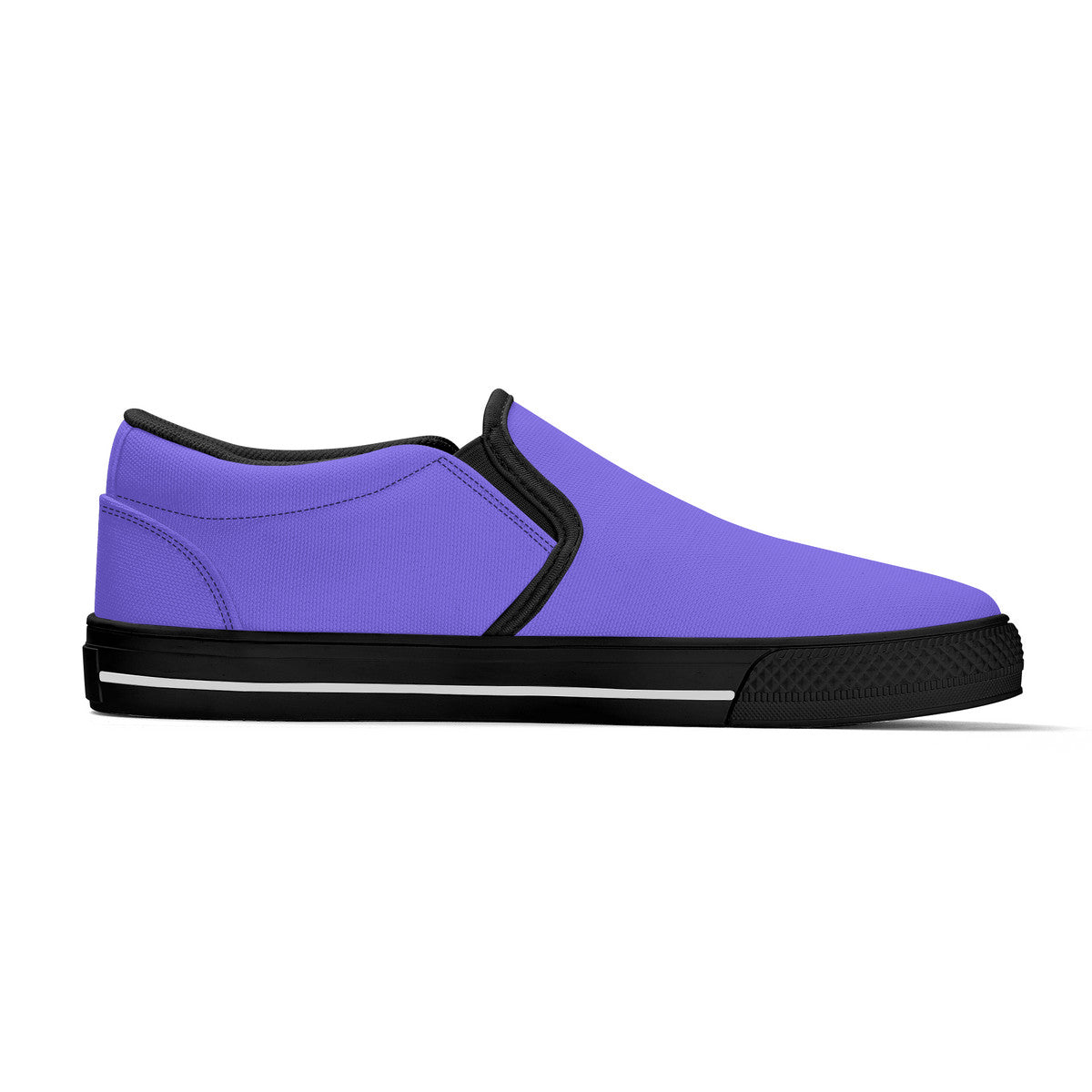 Purple Unisex Slip-on Shoes