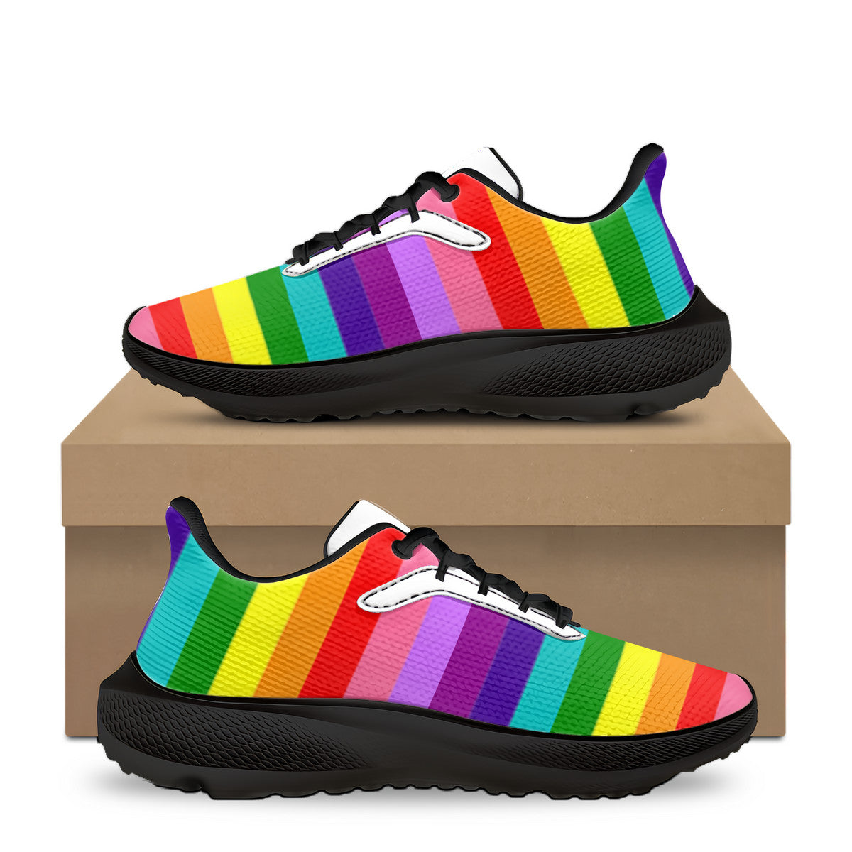 LGTBQ Flags Unisex Lace Up Running Shoes