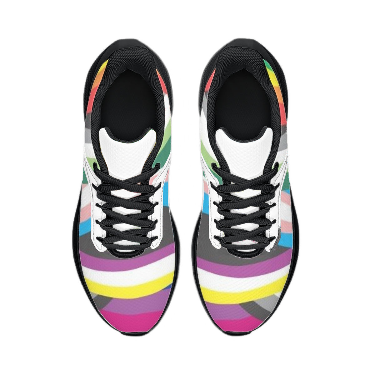 LGTBQ Unisex Lace Up Running Shoes