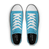 Blue Unisex Classic Low Top Canvas Shoes