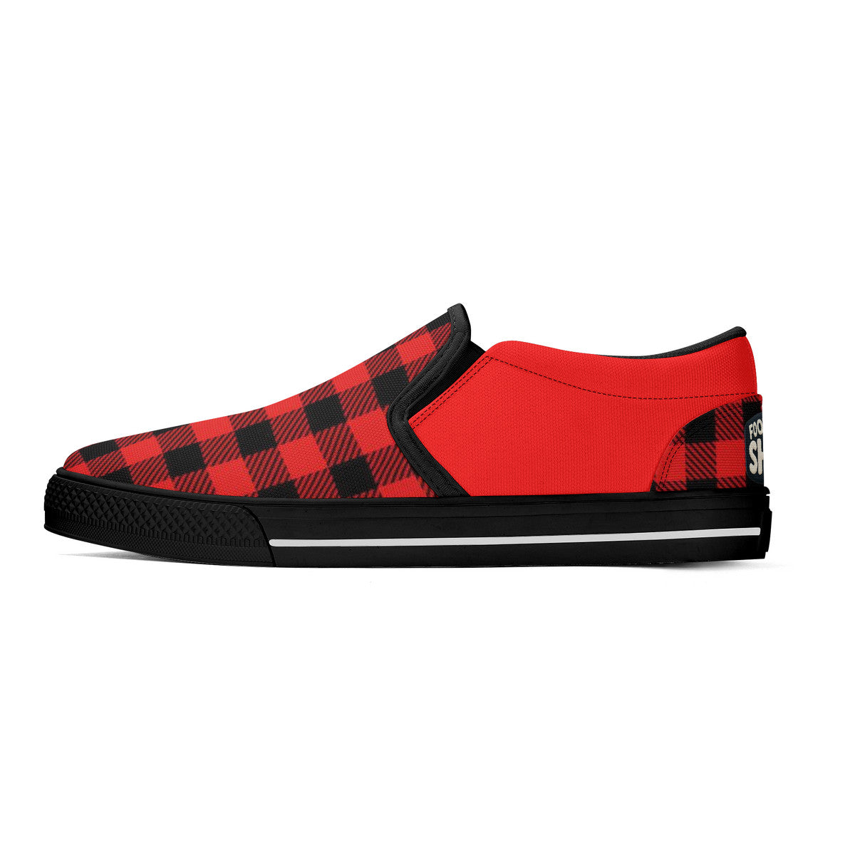 New Style Red Unisex Slip-on Shoes
