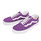 Purple Low Top Flat Sneaker