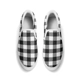 Buffalo Check Unisex Slip-on Shoes