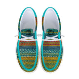Weaving through Traffic Unisex Canvas Loafers