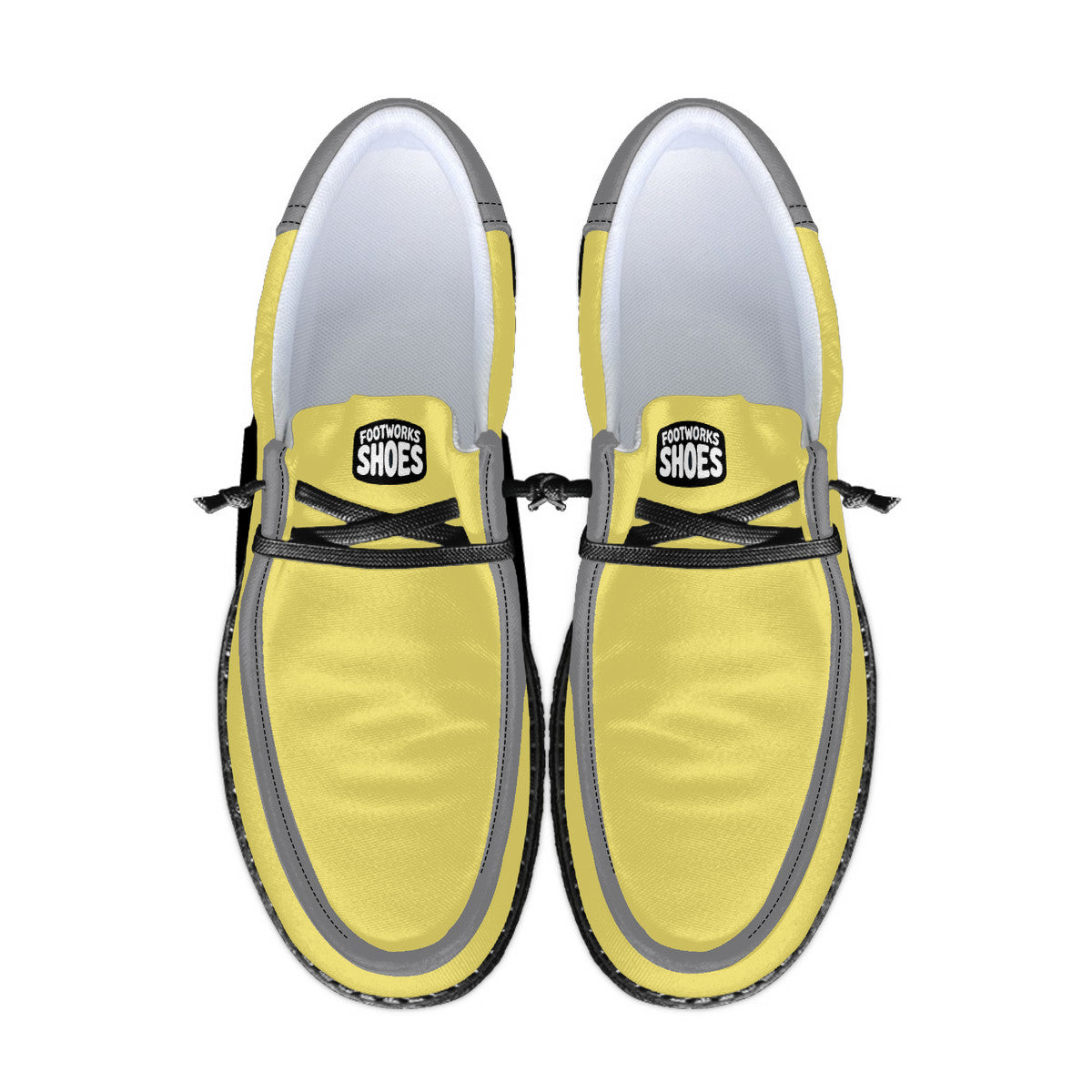 Unisex yellow Canvas Loafers