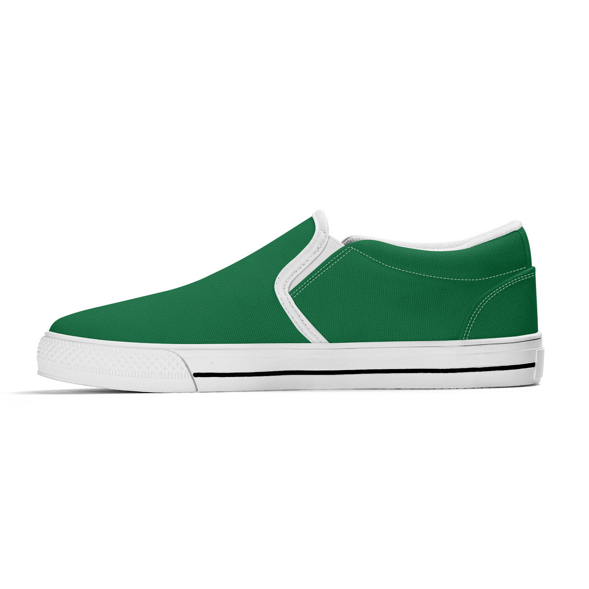 Green Unisex Slip-on Shoes
