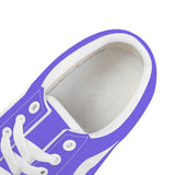 Purple Low Top Flat Sneaker