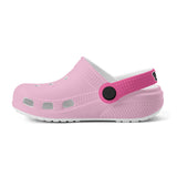 Kid's Light Pink and Fushia Casual Clogs