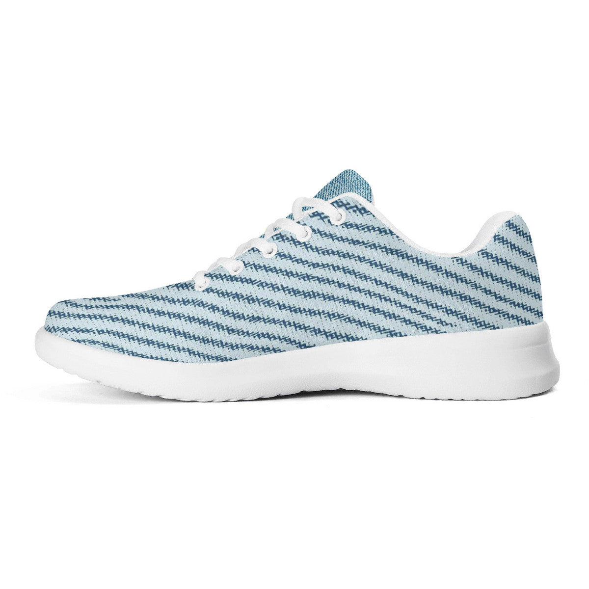 Unisex Denim Blue Athletic Running Shoes