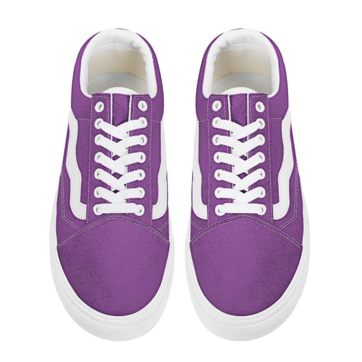 Purple Low Top Flat Sneaker