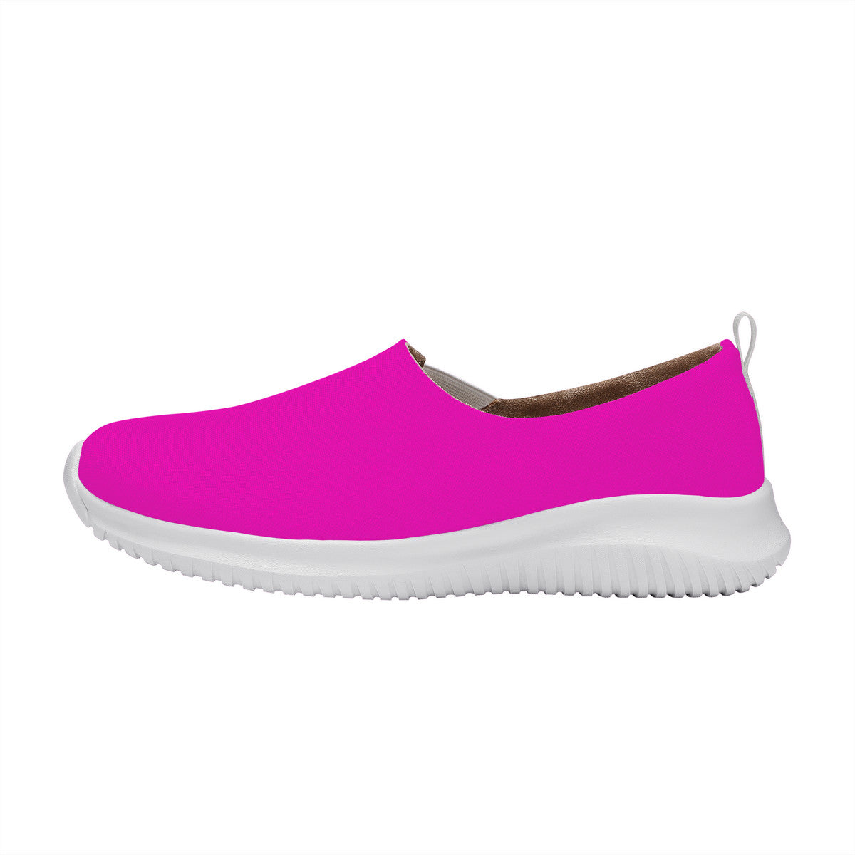 Women's Hot Pink Casual Slip On Shoe