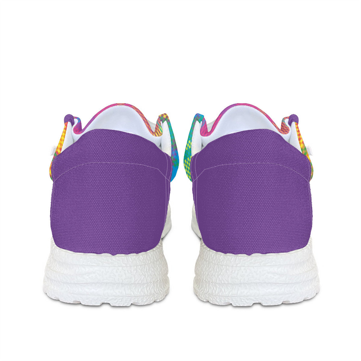 Plaid Canvas Loafers