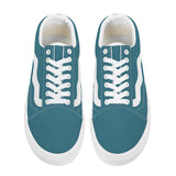 Teal Low Top Flat Sneaker