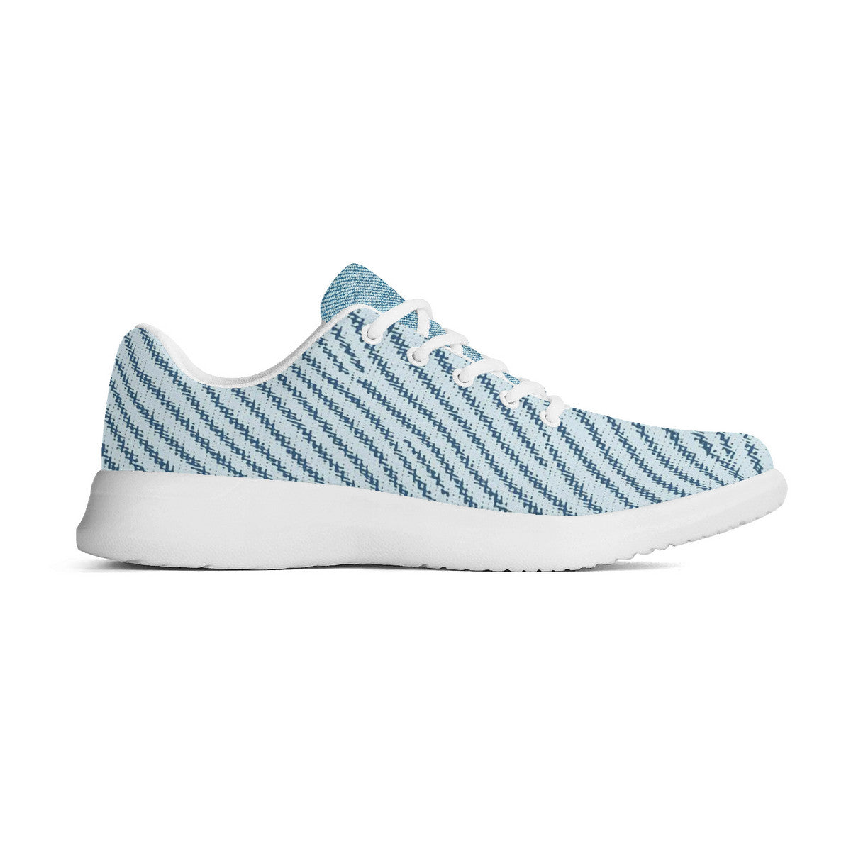 Unisex Denim Blue Athletic Running Shoes