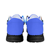 Blue plaid Unisex Canvas Loafers