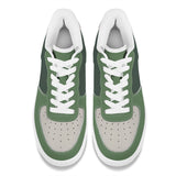 Green Camo Unisex Microfiber Sneakers