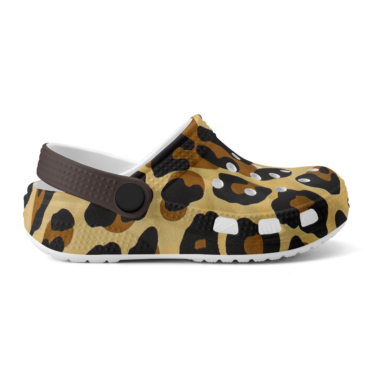 Kid's Leopard Pattern Casual Clogs