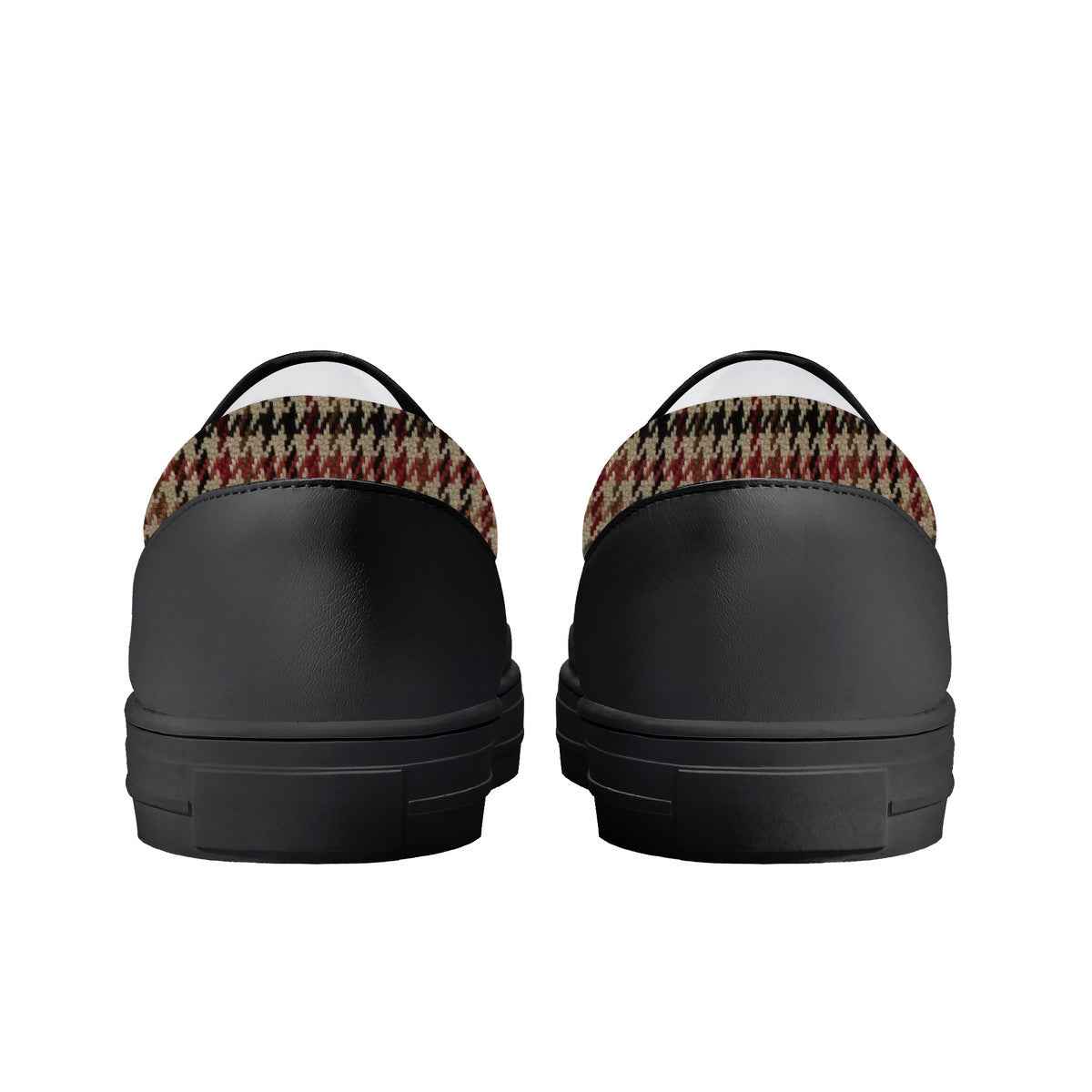 Kids Brown Pattern Slip-on shoes