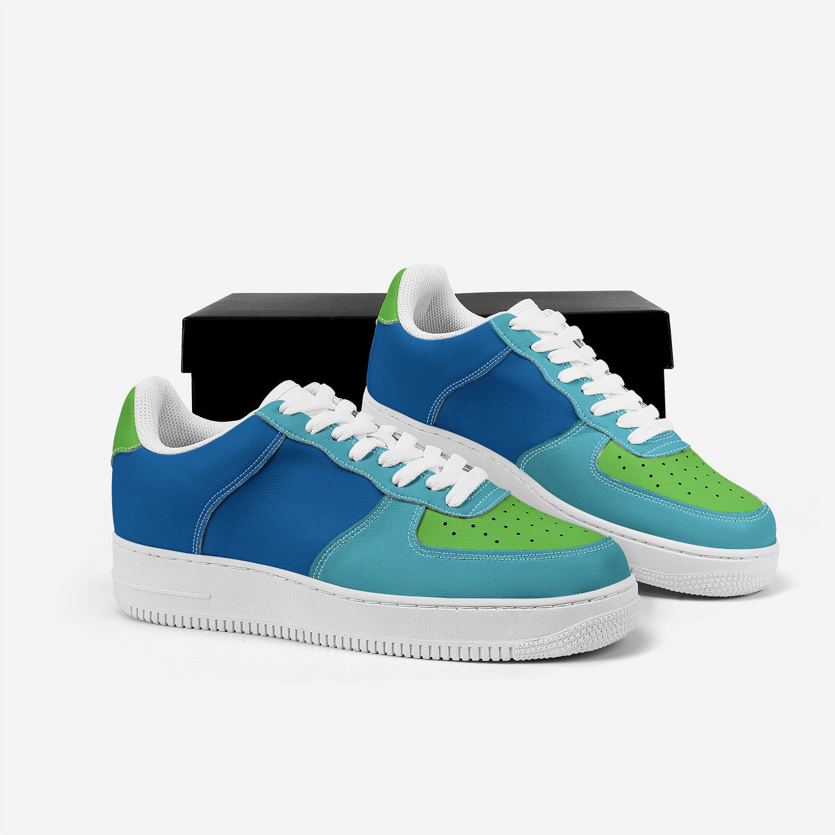 Blue Low Top Unisex Sneaker – Timeless Style by Footworks Shoes