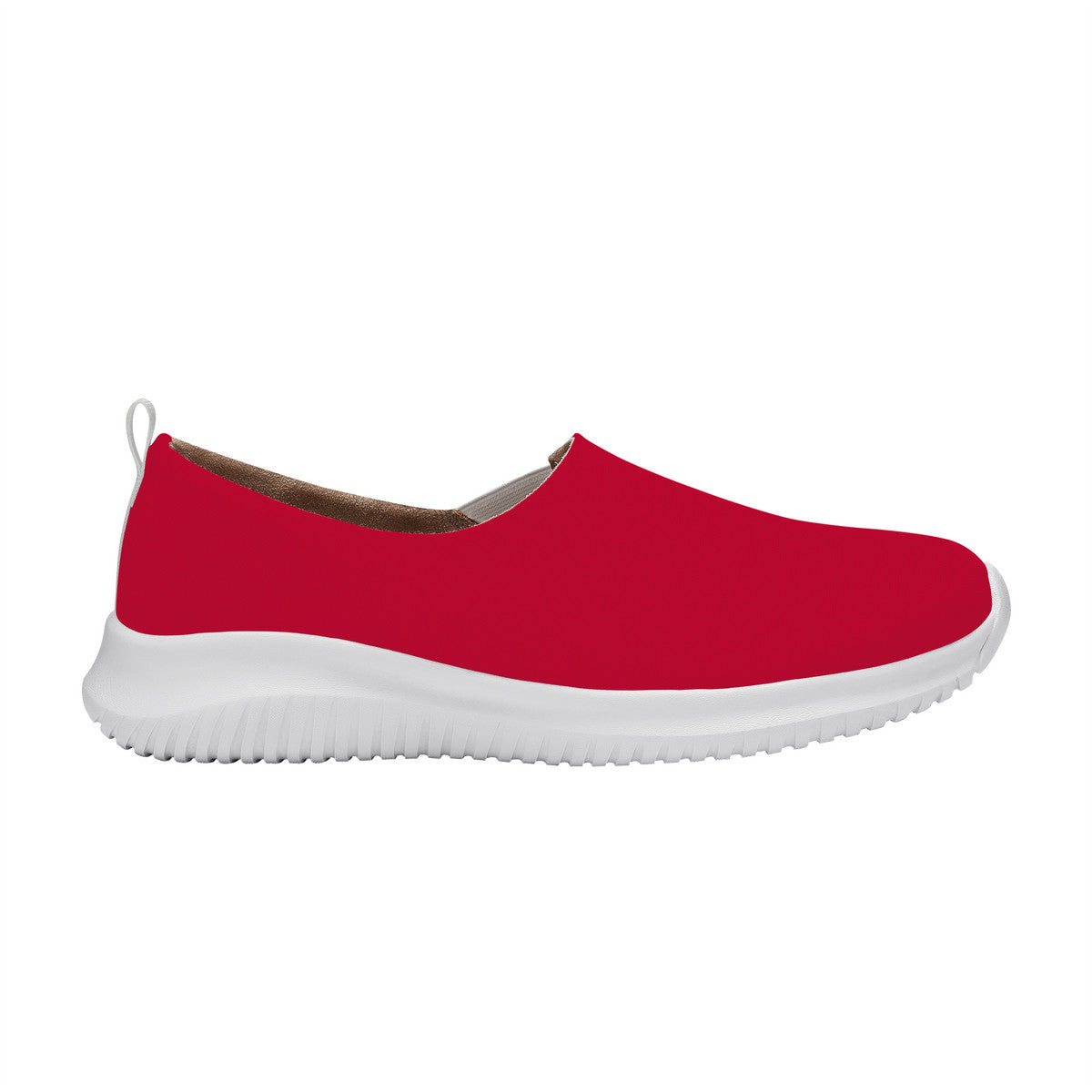 Trendy Red Women's Casual Slip On Shoe