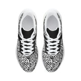 Fingerprint Unisex Lace Up Running Shoes