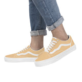 Tan Low Top Flat Sneaker