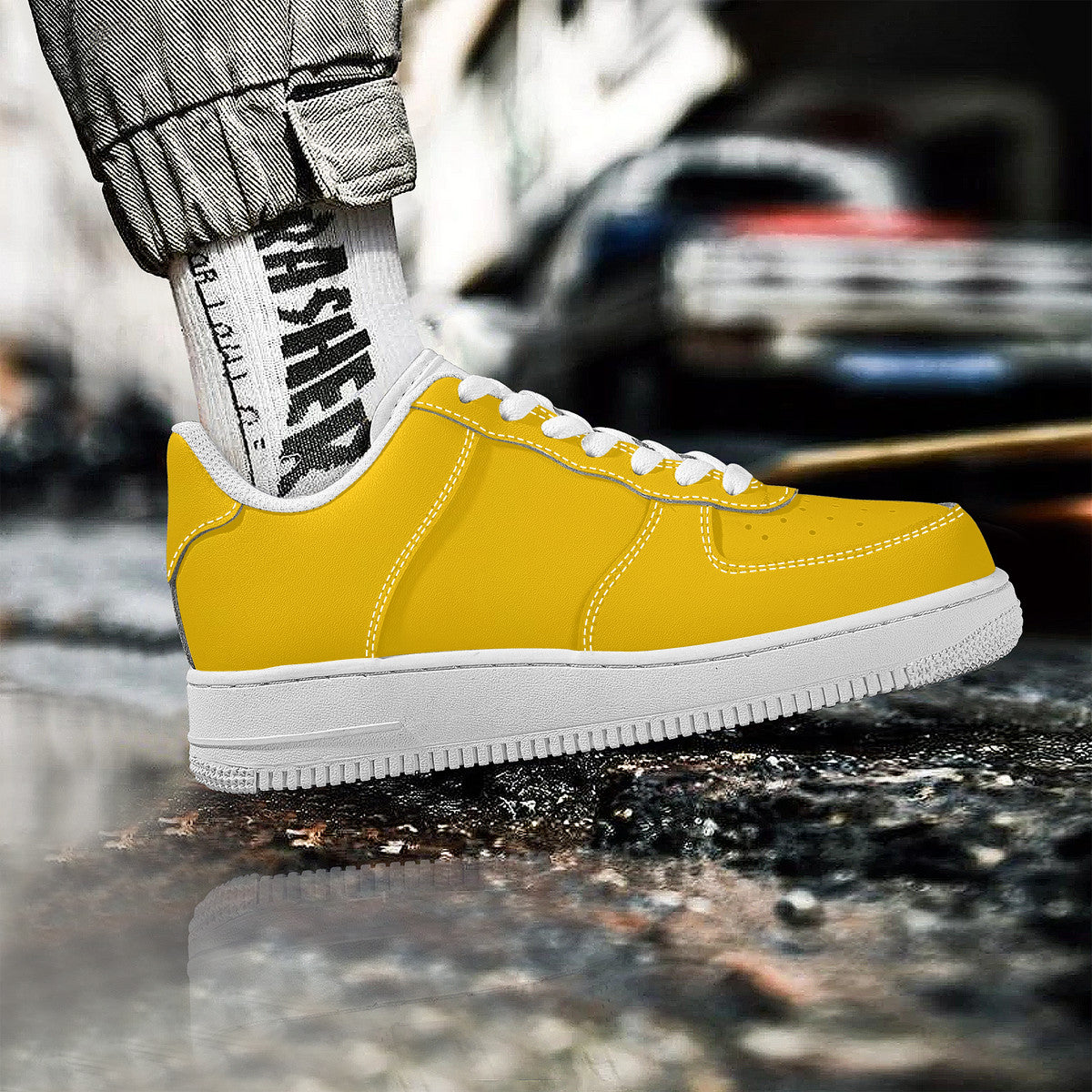 Bannana Yellow Low Top Unisex Sneaker