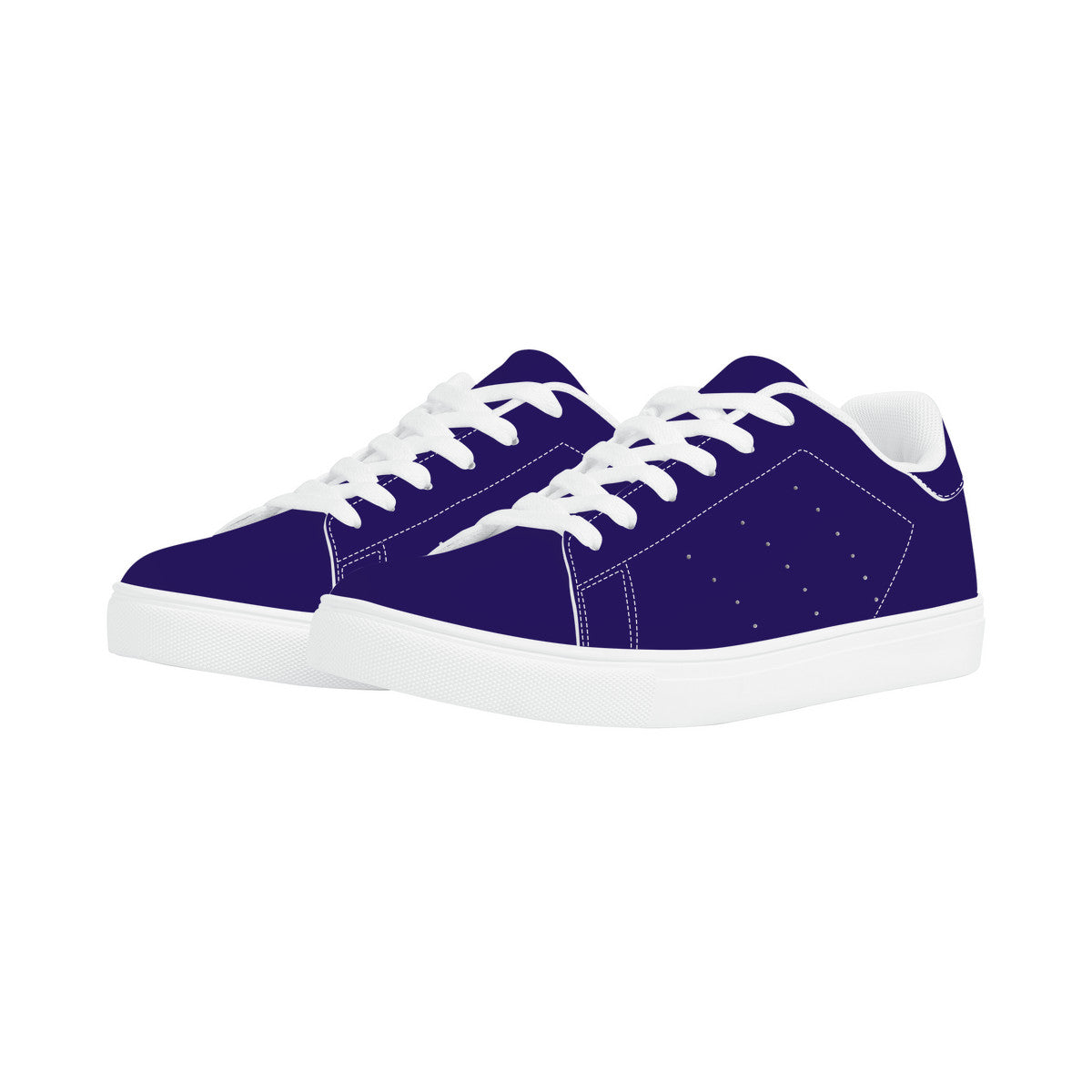 Ravens Purple Low-Top Synthetic Leather Sneakers