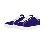Ravens Purple Low-Top Synthetic Leather Sneakers